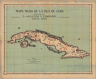 Mapa mudo de la isla de Cuba   (click for a larger preview)