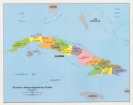 Cuban administrative units   (click for a larger preview)