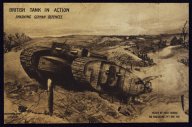 British Tank in Action: Smashing German Defences   (click for a larger preview)