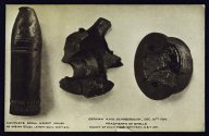 Fragments of Shells: German Raid, Scarborough, Dec. 16th 1914   (click for a larger preview)