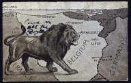 Lion and Map of Europe   (click for a larger preview)