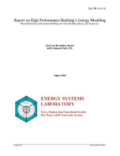 Report on High Performance Building's Energy Modeling, Physical Building Information Modeling for Solar Building Design and Simulation   (click for a larger preview)