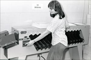 Woman Operates Equipment, number 2   (click for a larger preview)