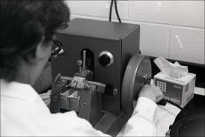Laboratory Staff Operates Equipment, number 3   (click for a larger preview)