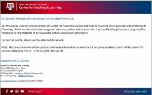 Teaching Week 2019   (click for a larger preview)