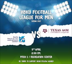 HBKU Footbal League for Men Spring 2017   (click for a larger preview)