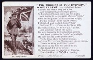 I'm Thinking of you Everyday: At Witley Camp - A Soldier's Letter   (click for a larger preview)