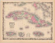 Johnson's Cuba, Jamaica and Porto Rico   (click for a larger preview)