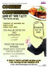 Cookery Competition 2011   (click for a larger preview)