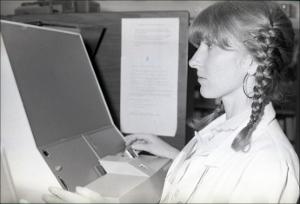 Woman Operating a Machine, number 3   (click for a larger preview)
