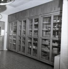 Supplies in Glass Front Cabinets, number 1   (click for a larger preview)
