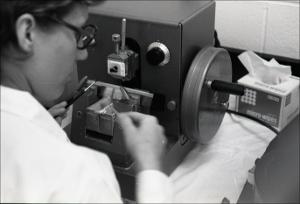 Laboratory Staff Operates Equipment, number 1   (click for a larger preview)