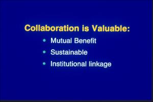 International, Interinstitutional Collaborative Programs Slide Presentation, number 03   (click for a larger preview)