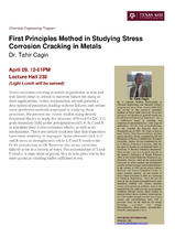 First Principles Method in Studying Stress Corrosion Cracking in Metals   (click for a larger preview)