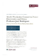 Model Predictive Control in Power Electronics and Drives   (click for a larger preview)