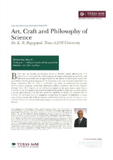 Art, Craft and Philosophy of Science   (click for a larger preview)