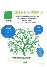Green Mind: Education City Quiz Contest on Sustainability and Current Energy Issues   (click for a larger preview)