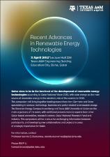 Recent Advances in Renewable Energy Technologies   (click for a larger preview)