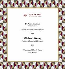 Meet and Greet with President Michael Young   (click for a larger preview)
