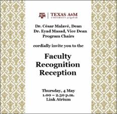 Faculty Recognition Reception 2017   (click for a larger preview)