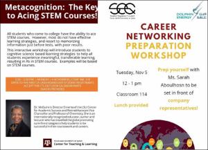 Career Networking Preparation Workshop 2019   (click for a larger preview)