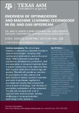 Overview of Optimization and Machine Learning Technology in Oil and Gas Upstream   (click for a larger preview)