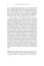 A review of "Subordinate Subjects: Gender, the Political Nation, and  Literary Form in England." by Mihoko Suzuki
